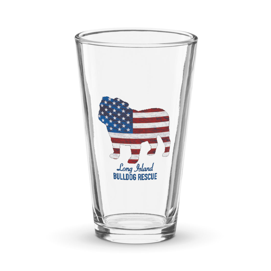 LIBR Patriotic Shaker pint glass