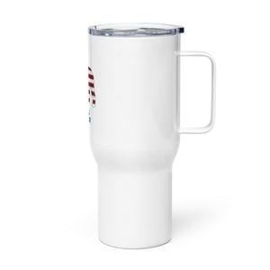 LIBR Patriotic Travel mug with a handle