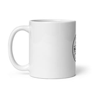 LIBR Logo White glossy mug