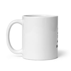 LIBR Keep Calm - White glossy mug