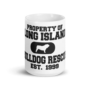 LIBR Property Of - White glossy mug