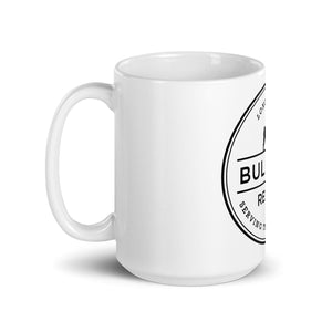 LIBR Logo White glossy mug