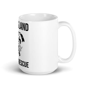 LIBR Face - White glossy mug